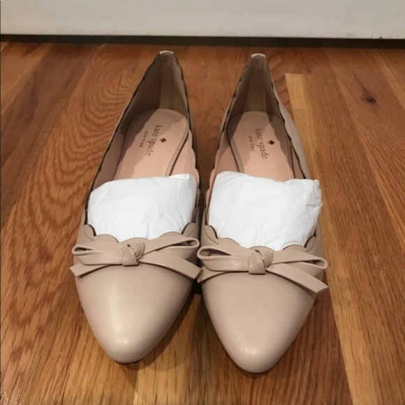 KATE SPADE ELENI FLEX SCALLOPED FLATS PALE PINK - Picture 4 of 6